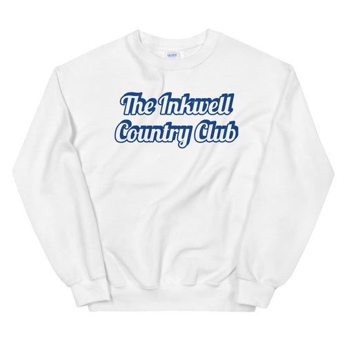 Blue & White Logo Unisex Sweatshirt - Avail in Black or White