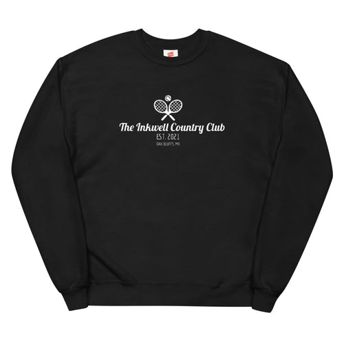 Tennis Club Logo Unisex Sweatshirt - Avail in Black or Red